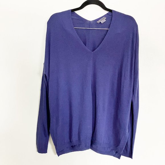 Vince v-neck ligth weigth merino wool sweater size medium - Picture 1 of 7